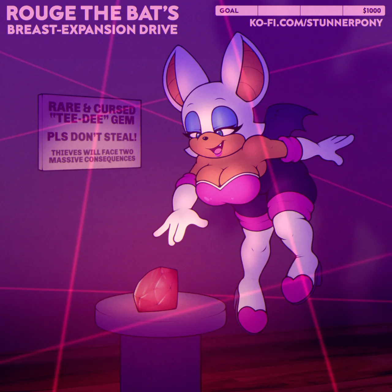 Rouge the bat growth drive by stunnerpony page 1 full