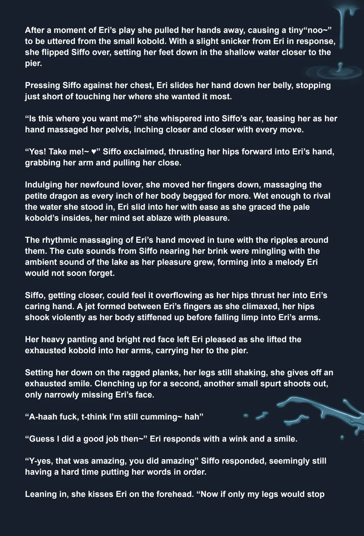 Shiny when wet, short story page 6 full