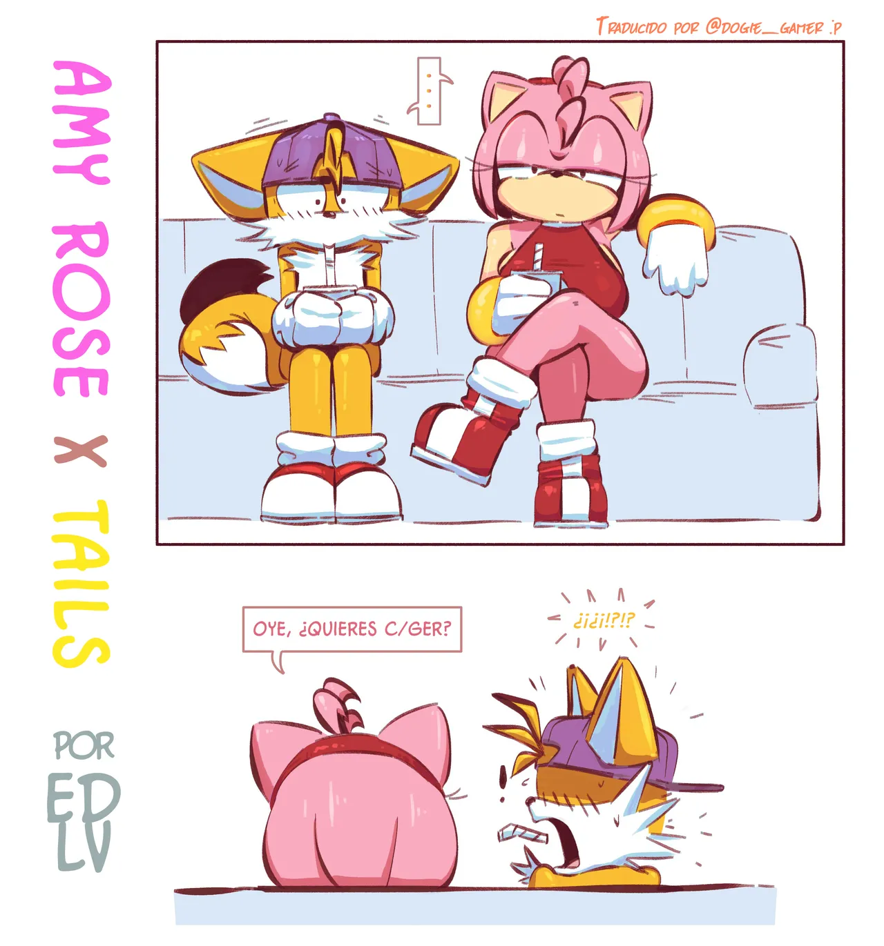 Tails x Amy page 1 full