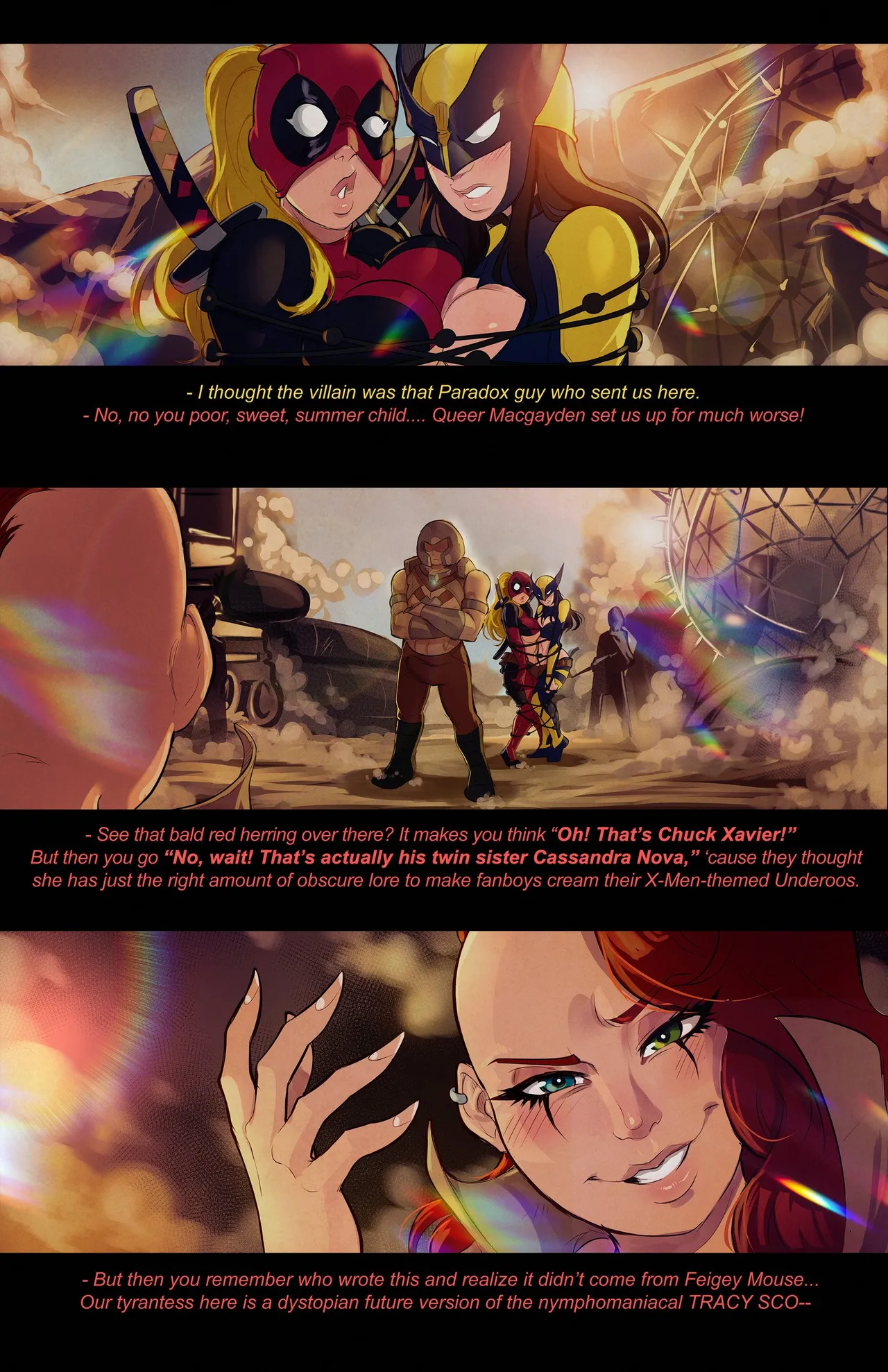 - Lady Deadpool and Wolverine Lady page 4 full