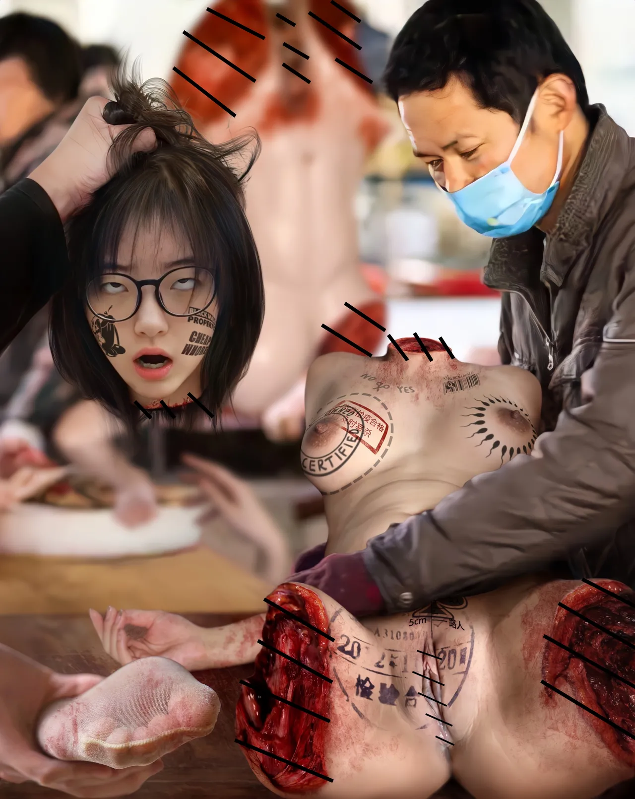 End Up Of QOS Whore丨媚黑婊の下場 page 5 full
