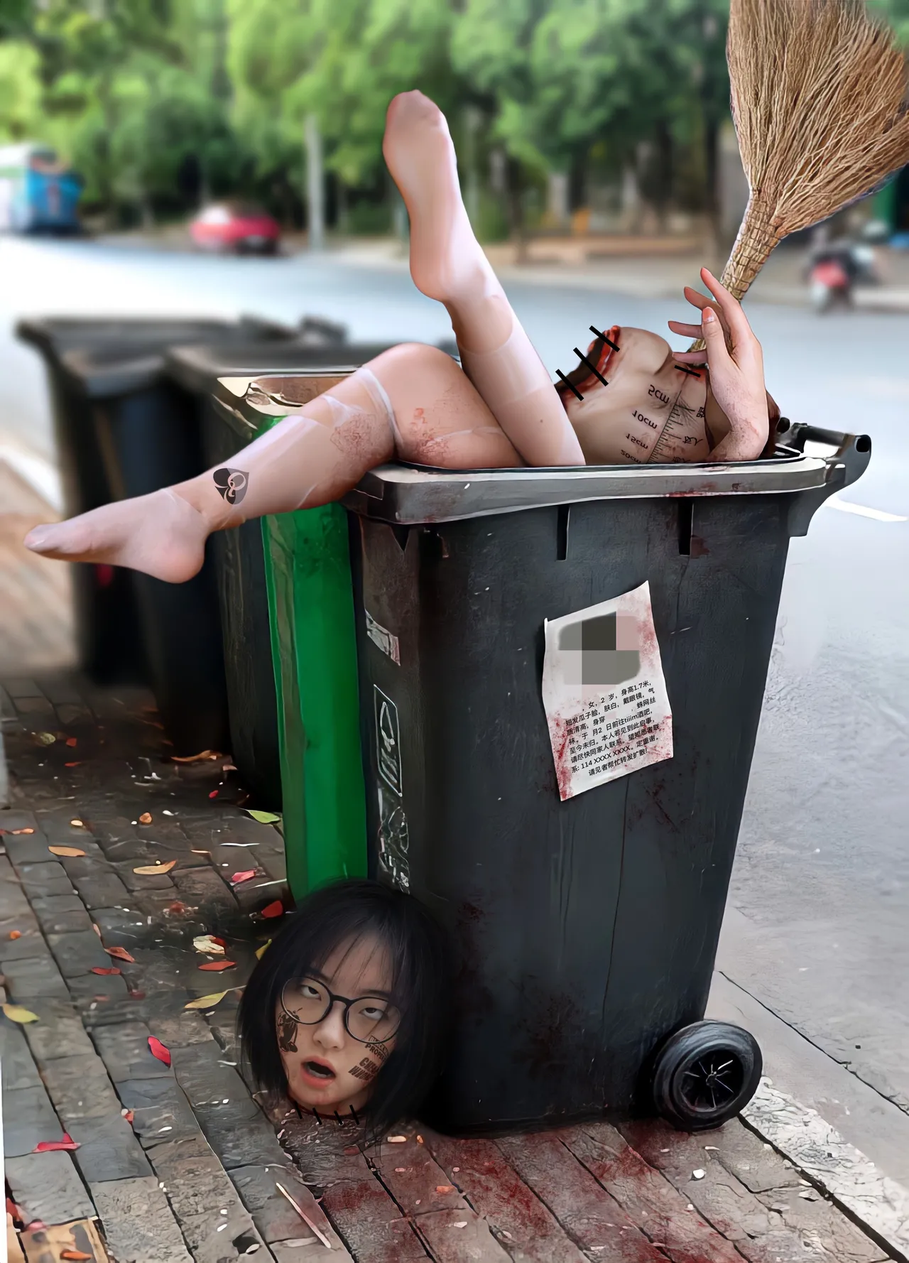 End Up Of QOS Whore丨媚黑婊の下場 page 8 full