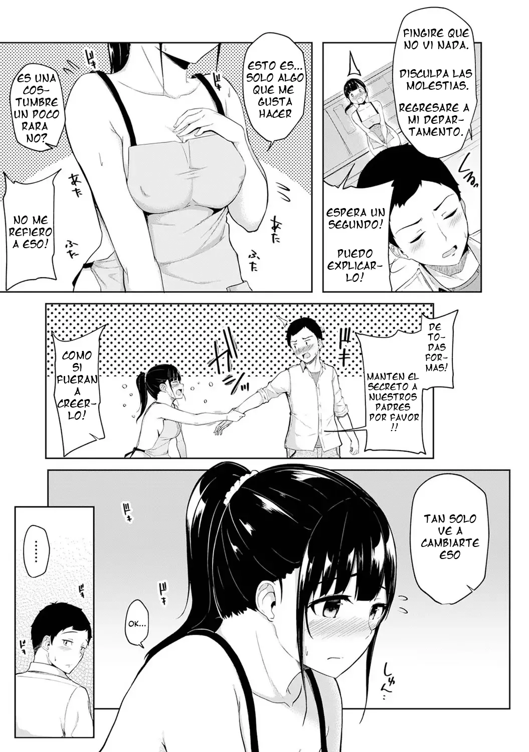 Pakohame Biyori ~Asa Okitara Imouto ga Hadaka Apron Sugata datta node Hamete Mita~ | Crónicas Sexuales ~Una Mañana me Desperté y Luego de ver a mi Hermanita Desnuda con Delantal, Me la Cogí~ Cap. 1-5 page 5 full
