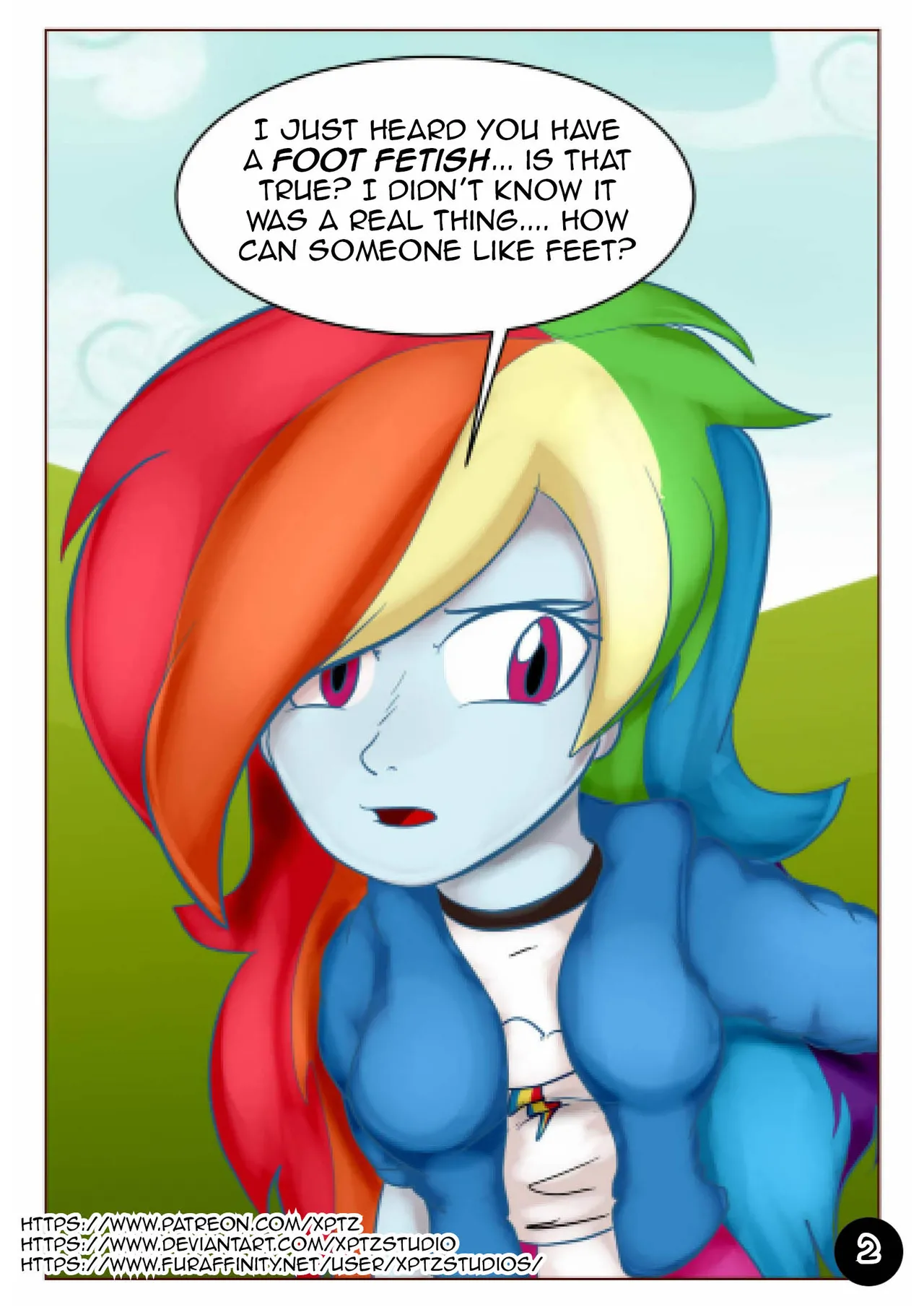 Rainbow Dash JOI Comic page 2 full