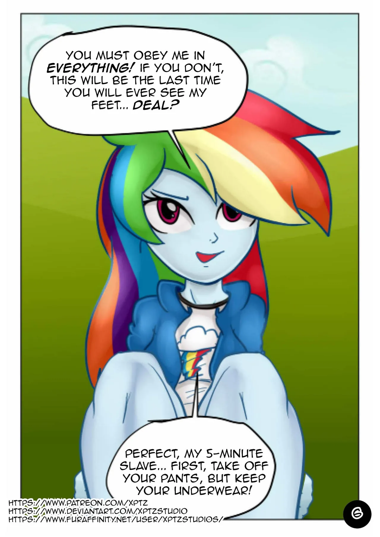 Rainbow Dash JOI Comic page 6 full