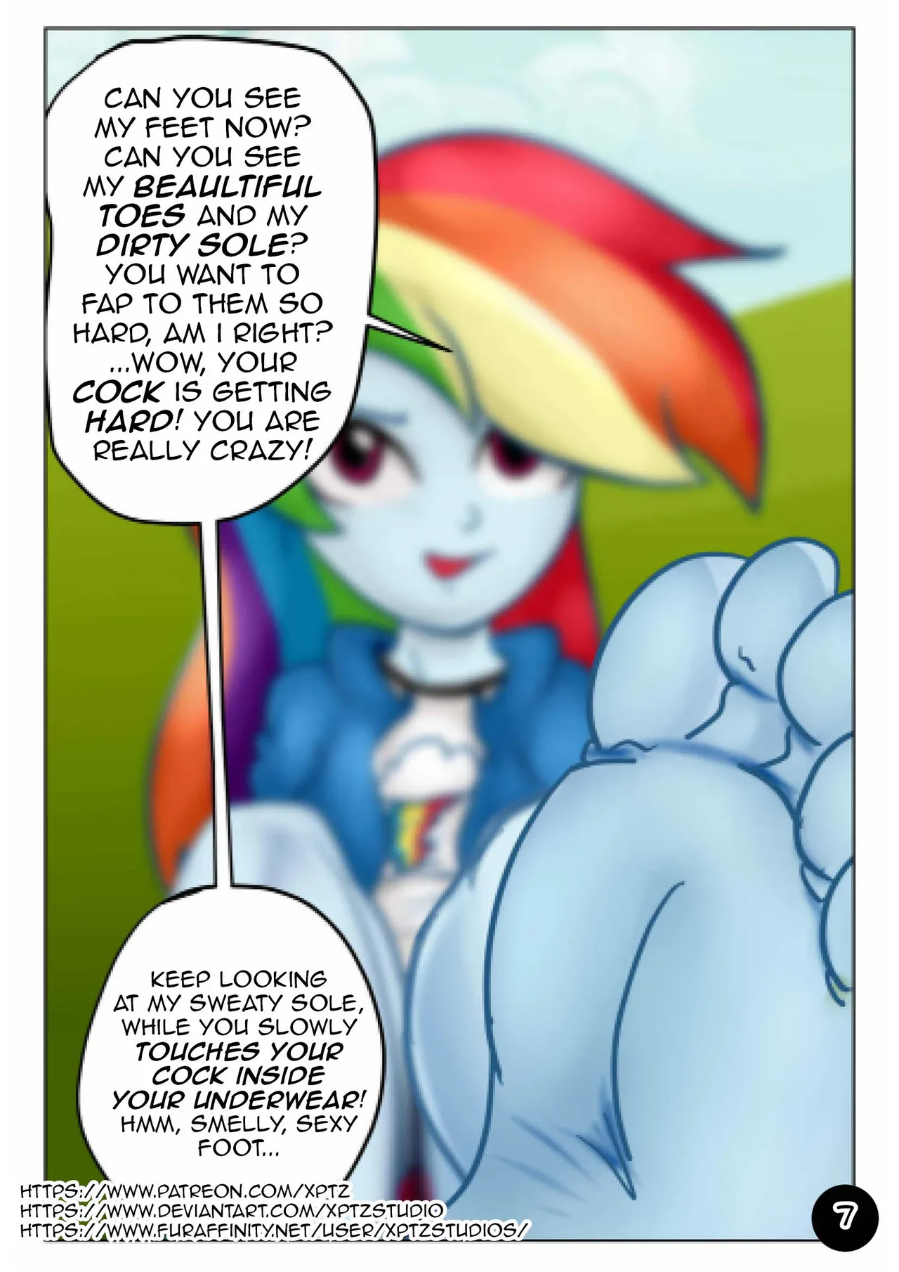 Rainbow Dash JOI Comic page 7 full