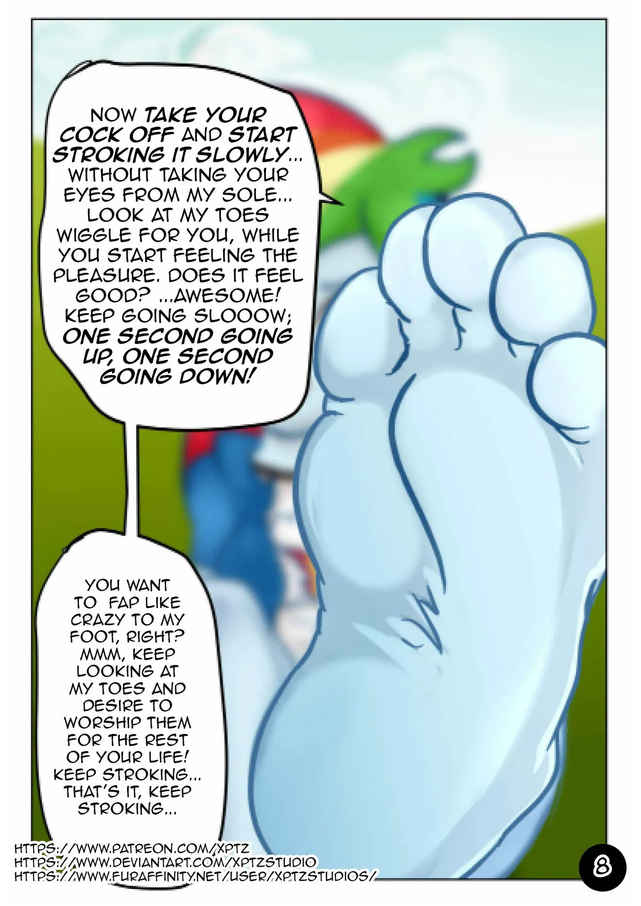 Rainbow Dash JOI Comic page 8 full