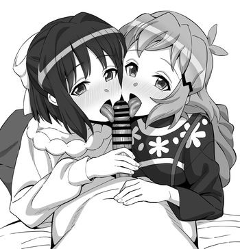 ひびみくダブルフェラ顔射 cover