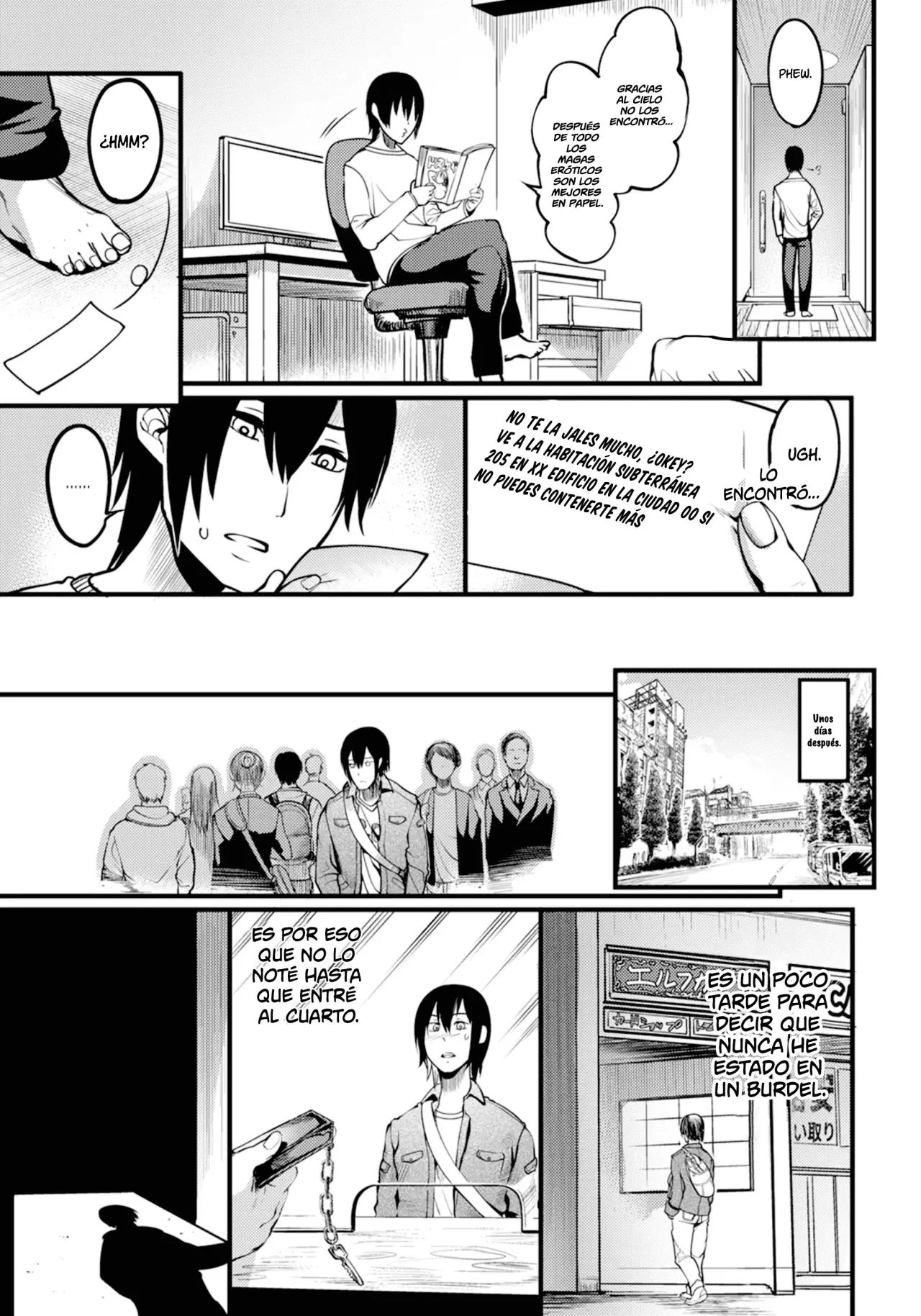 Juku Kabejiri no Heya | Pared de Culo Maduro page 5 full