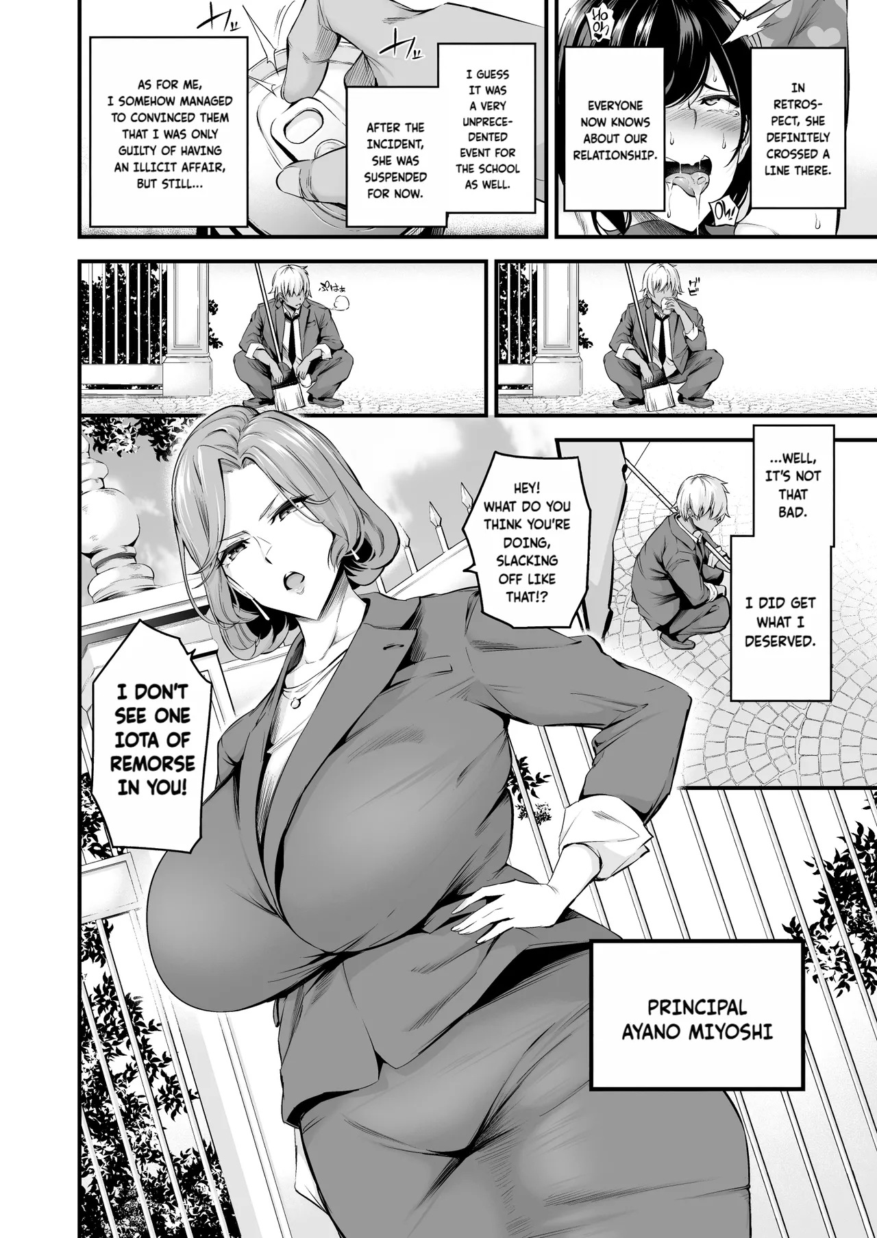 Shiramine Gakuen no Mesubuta Rijichou Zenpen | The sow principal of Shiramine Academy PROLOGUE page 3 full