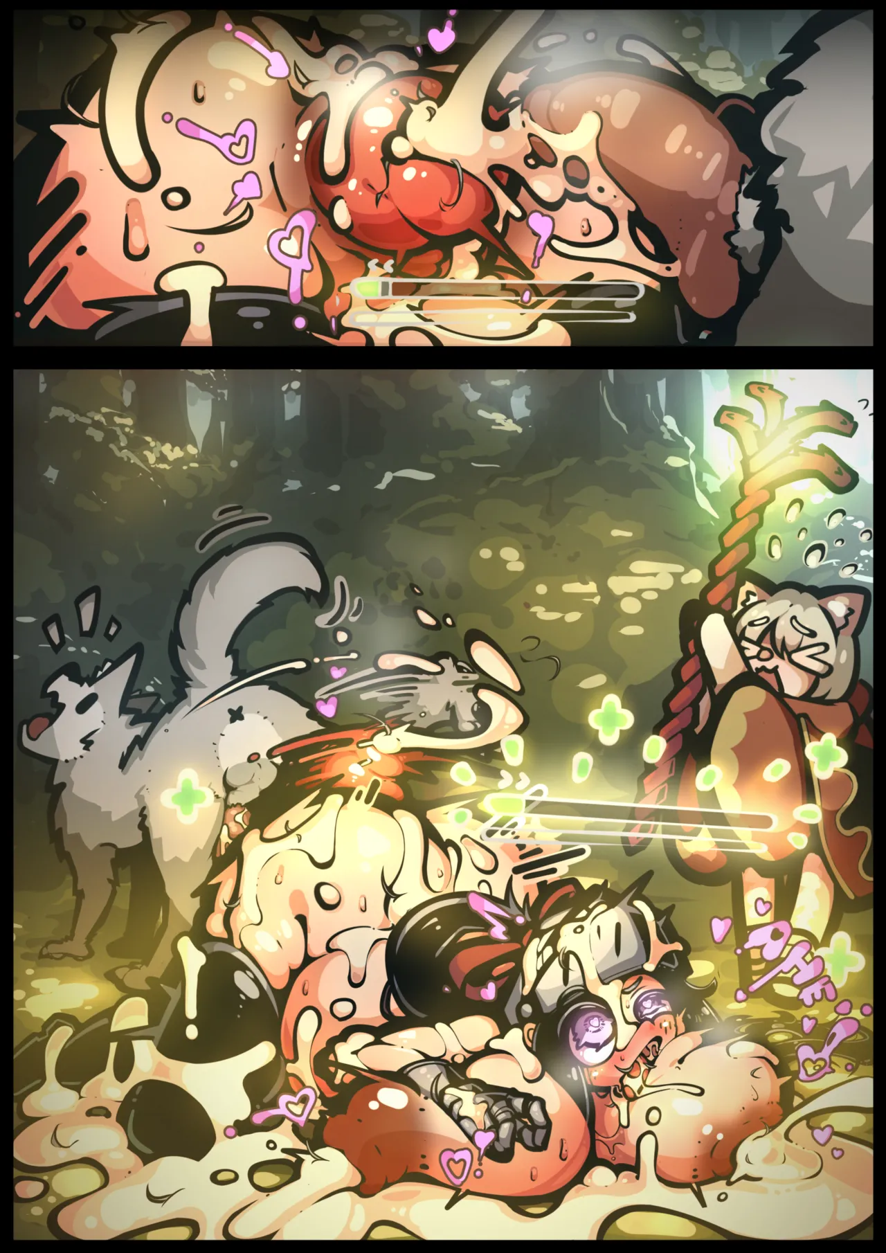 一人一貓屠龍記~與她的R-18♡戰敗CG♡~ page 7 full