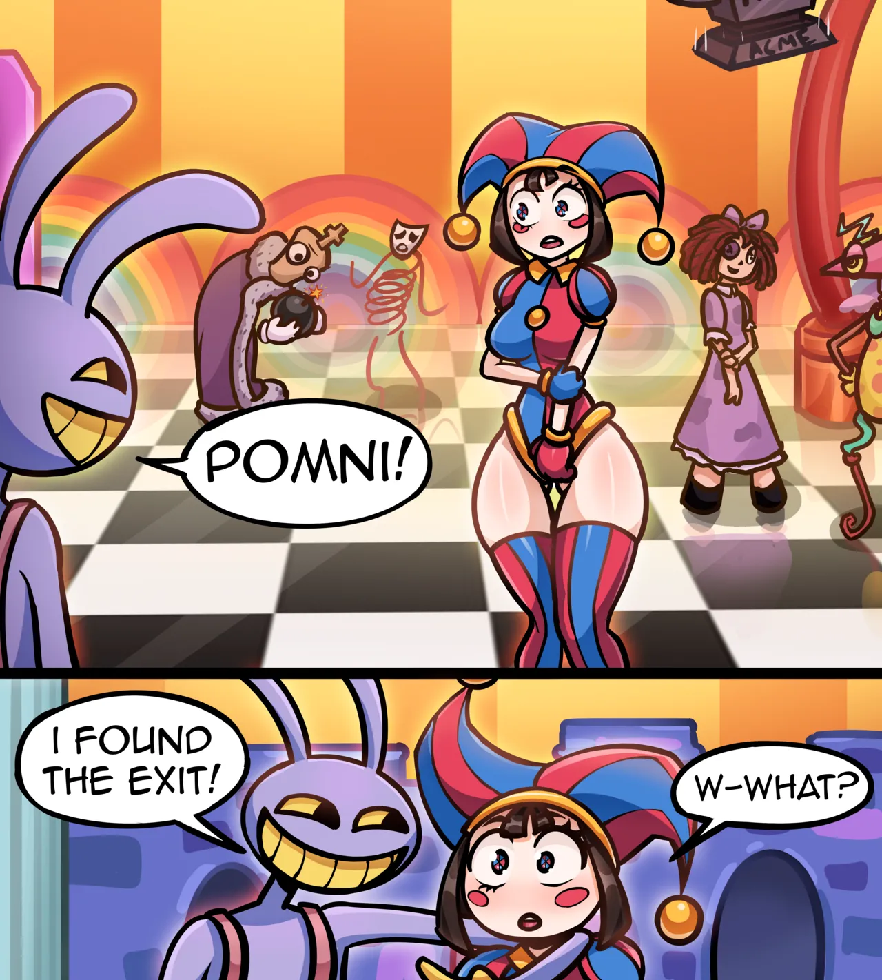 Digital circus - Comic page 1 full