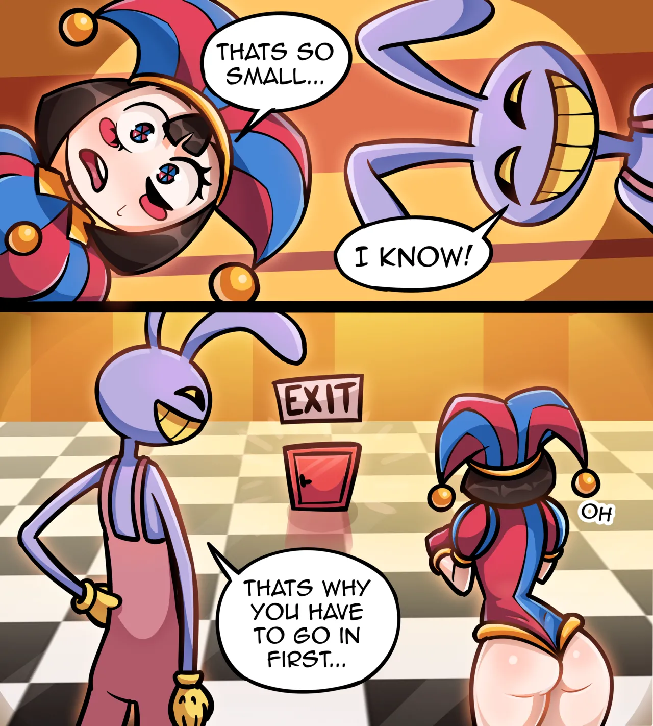 Digital circus - Comic page 3 full
