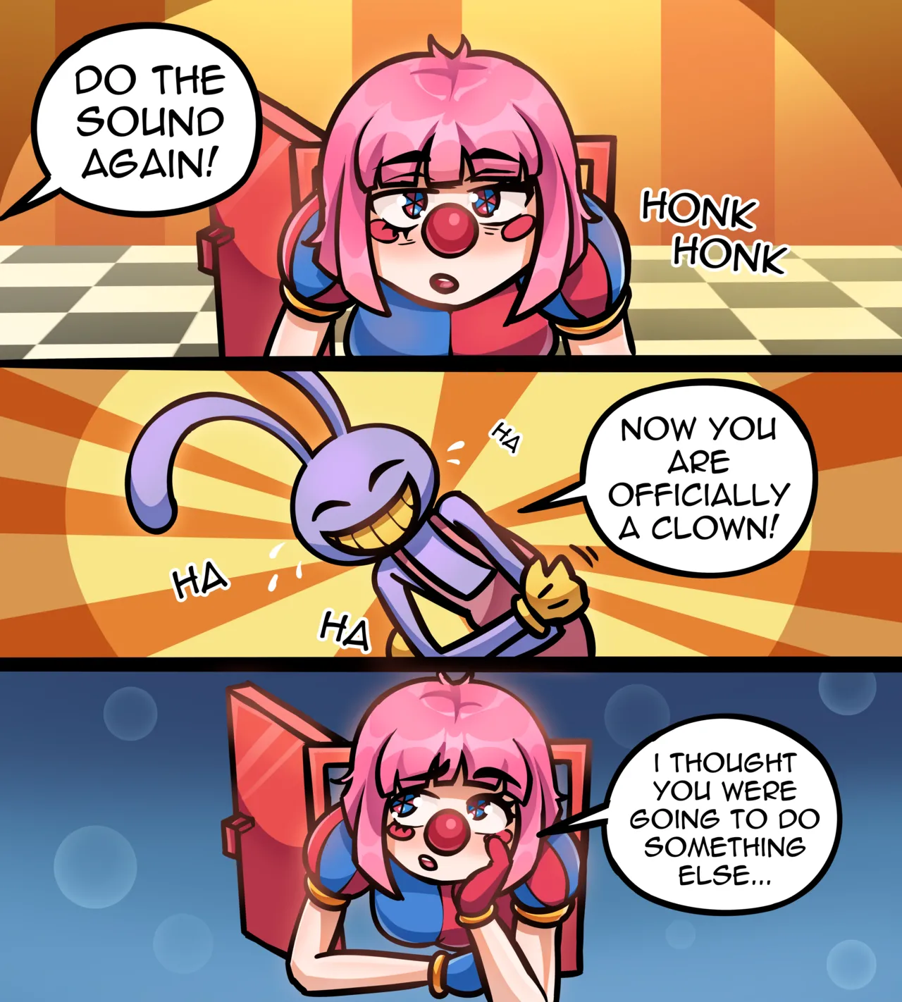 Digital circus - Comic page 7 full