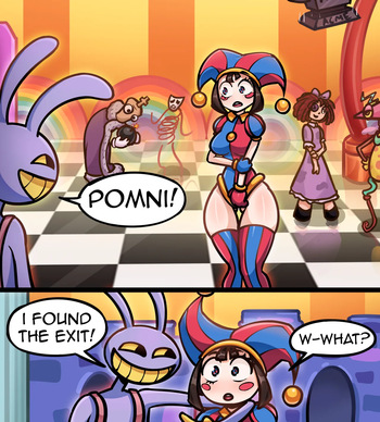 Digital circus - Comic cover
