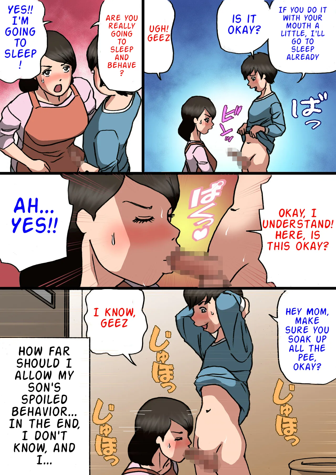 Mother wants to cure her son's spoiled behavior page 10 full