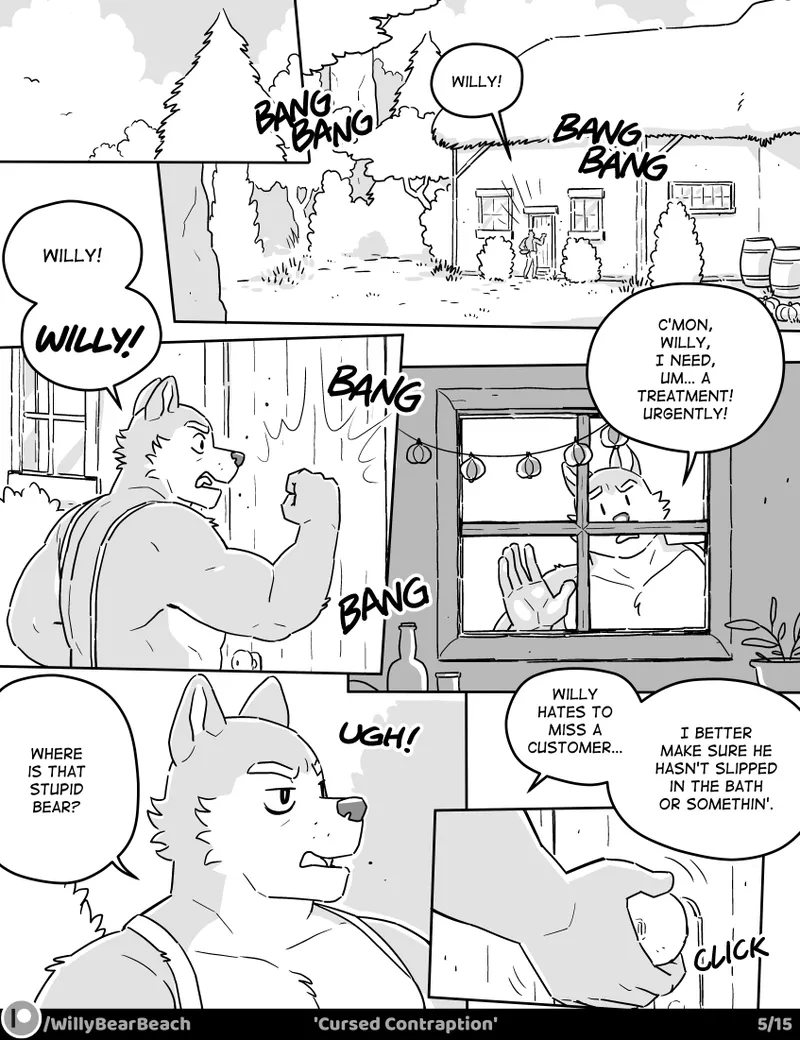 Willy the Alchemist in Cursed Contraption page 5 full