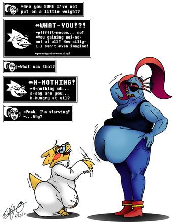 Undyne the Undieting cover