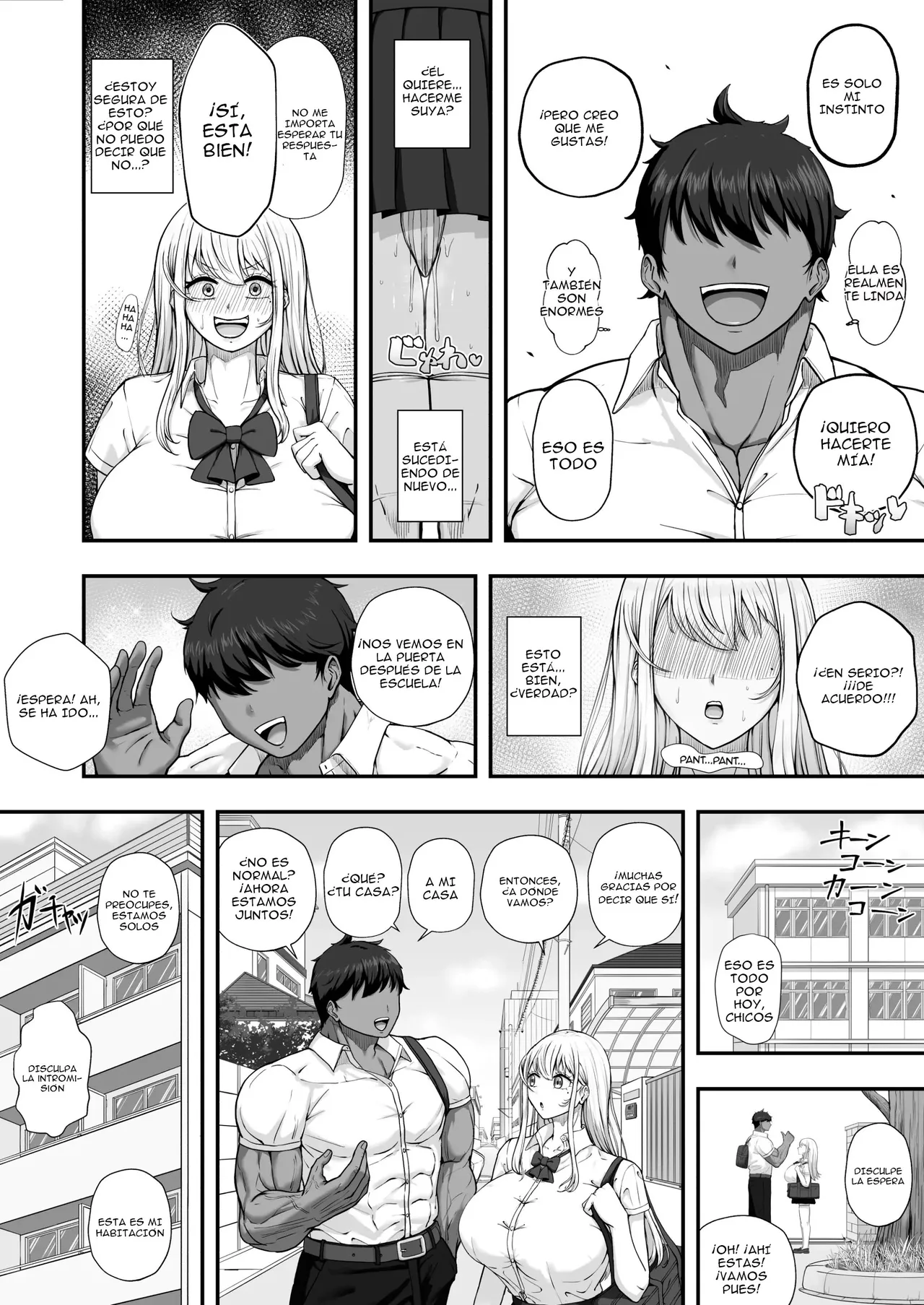 Muttsuri Onnanoko wa Kotowarenai | La Calladita No Dice Que No page 9 full