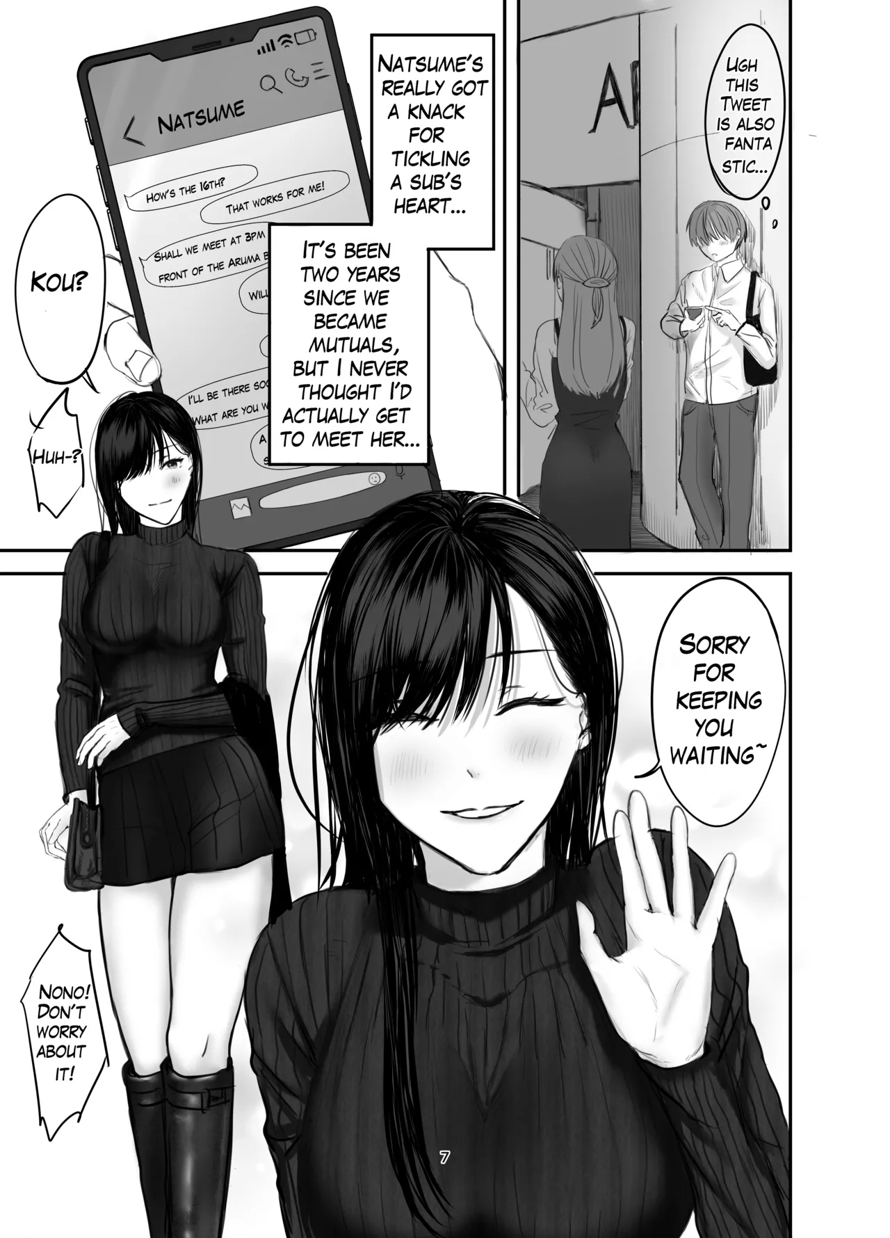 The Story of How I Became an SNS Domme’s Pet 1 page 6 full