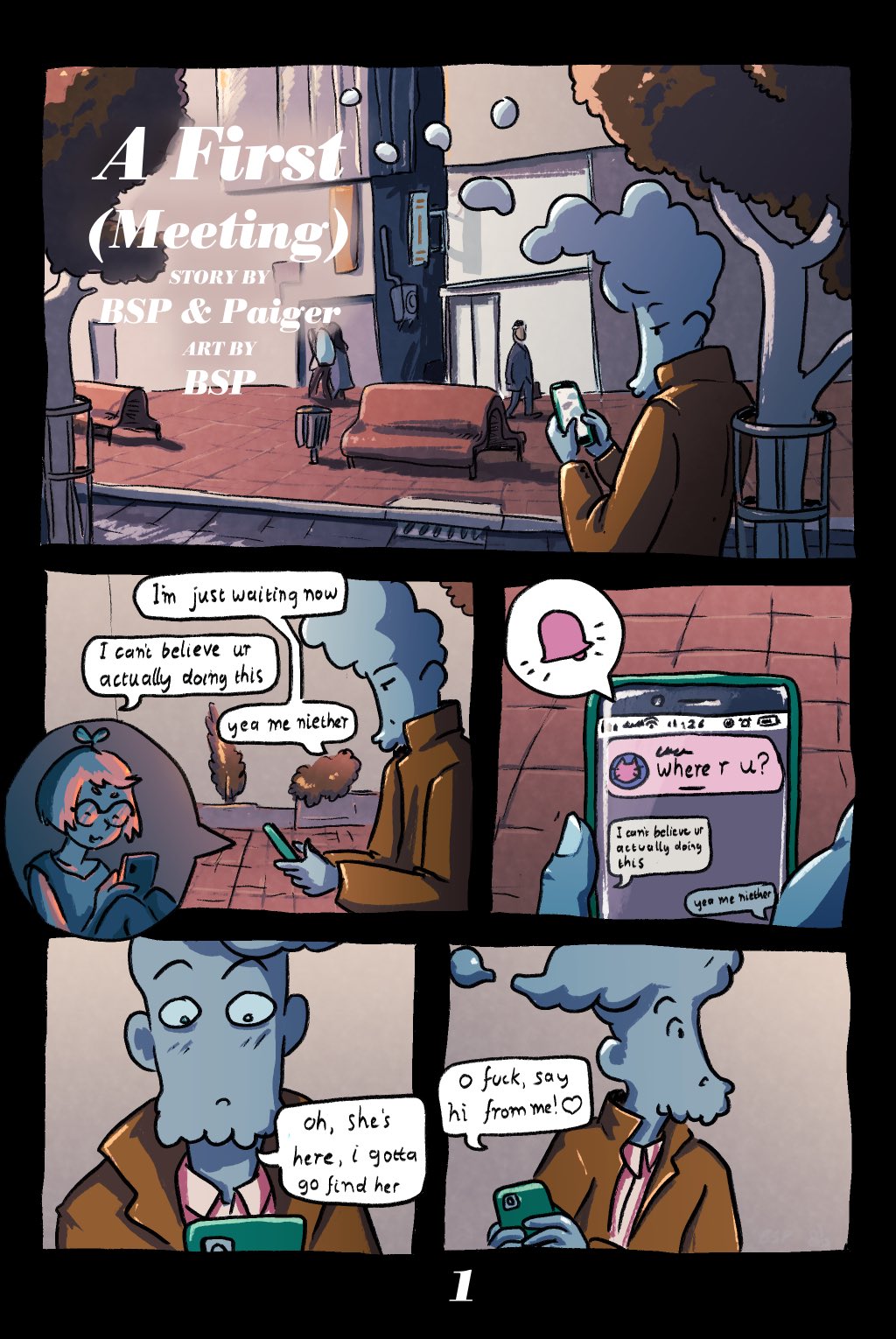 Wells, Brooke, and Rö comics and art page 1 full