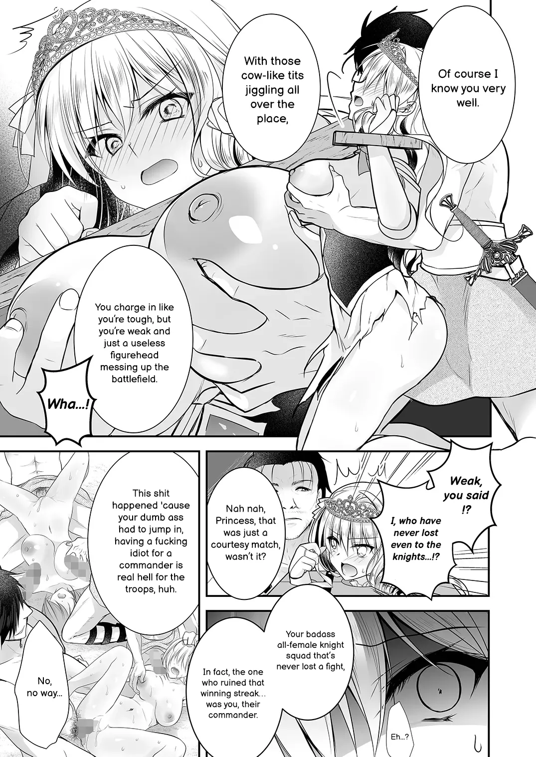 Isekai Gangrape 2 ~There is No Way A Dignified Princess Knight Succumbs to The Barbarian's Dick~ page 8 full