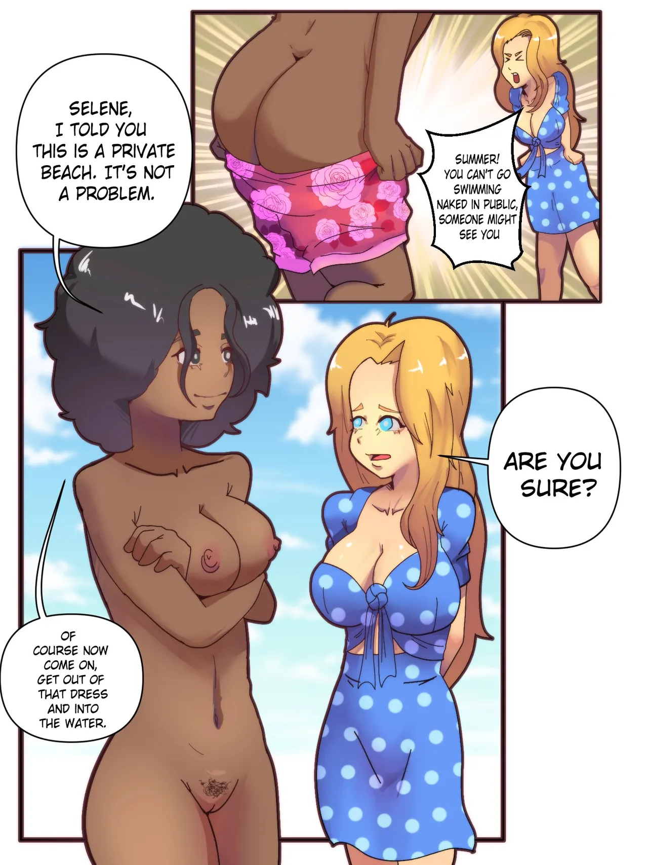 Beach comic page 3 full