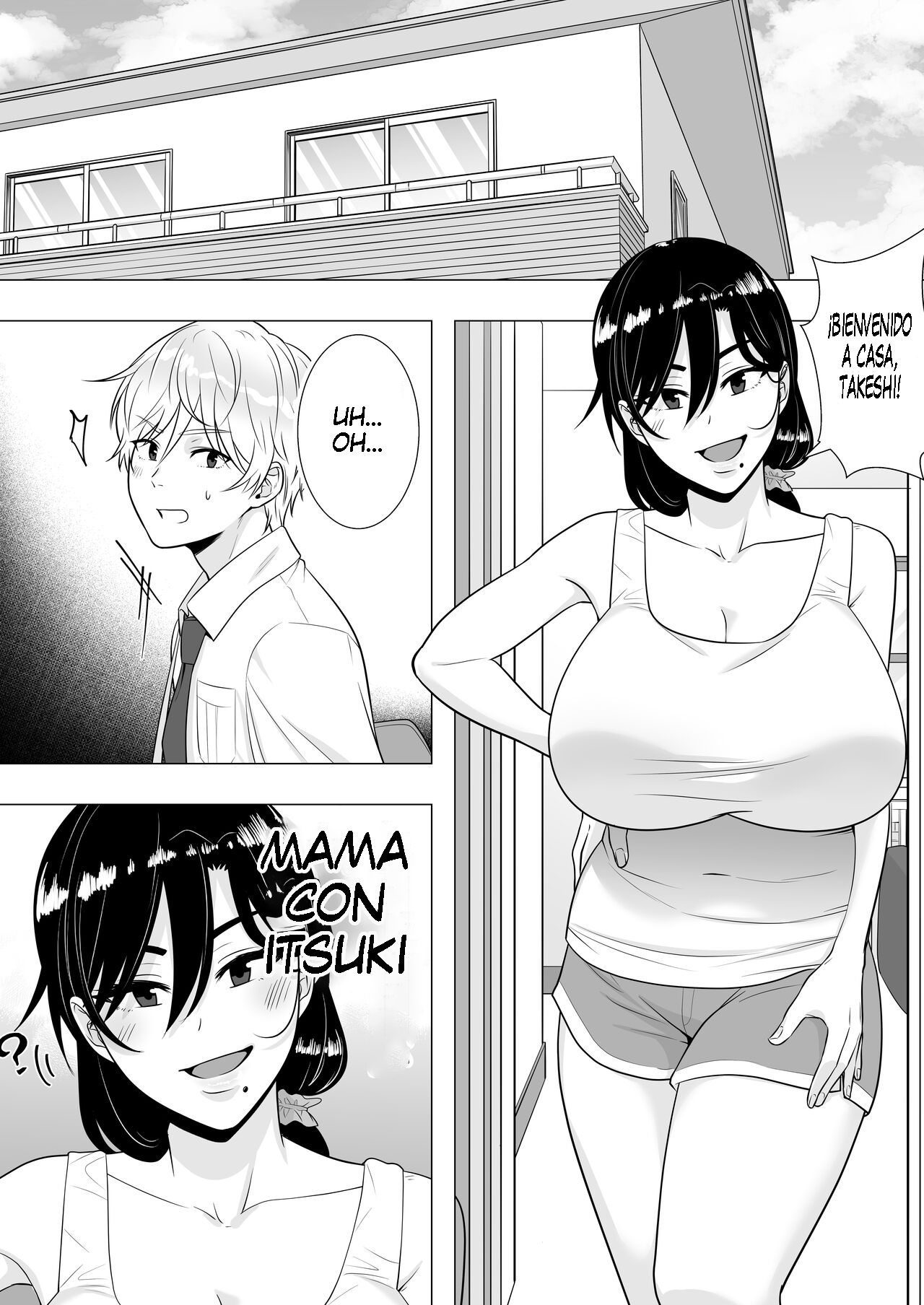 Kimottama Kaa-chan 3 ~Daisuki na Hahaoya to Dosukebe Tanetsuke Seikatsu~ | Una Vigorosa Madre 3 ~Una Vida de Inseminacion con mi Amada Madre~ page 9 full