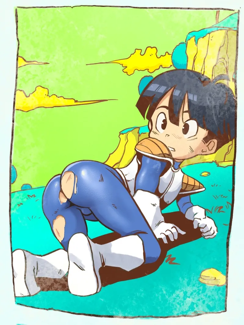 Blue Suit Gohan page 7 full