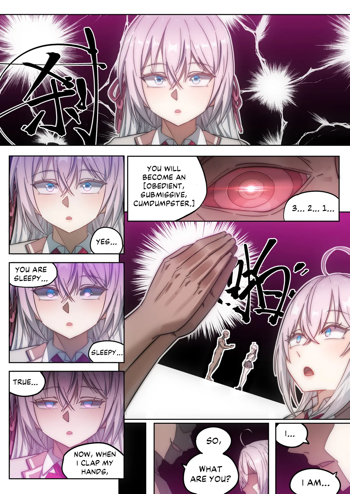Alya Sometimes Hides Her Feelings in Russian Hypno Fuck NTR page 9 full