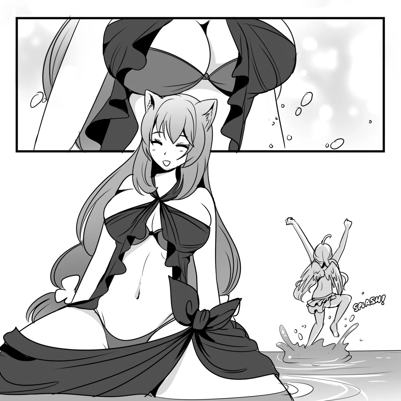 Raphtalia and Filo Beach Noms page 2 full