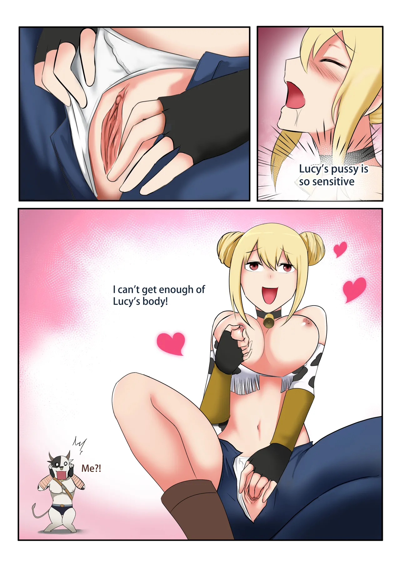 Lucy get's her body switched with Taurus! page 3 full