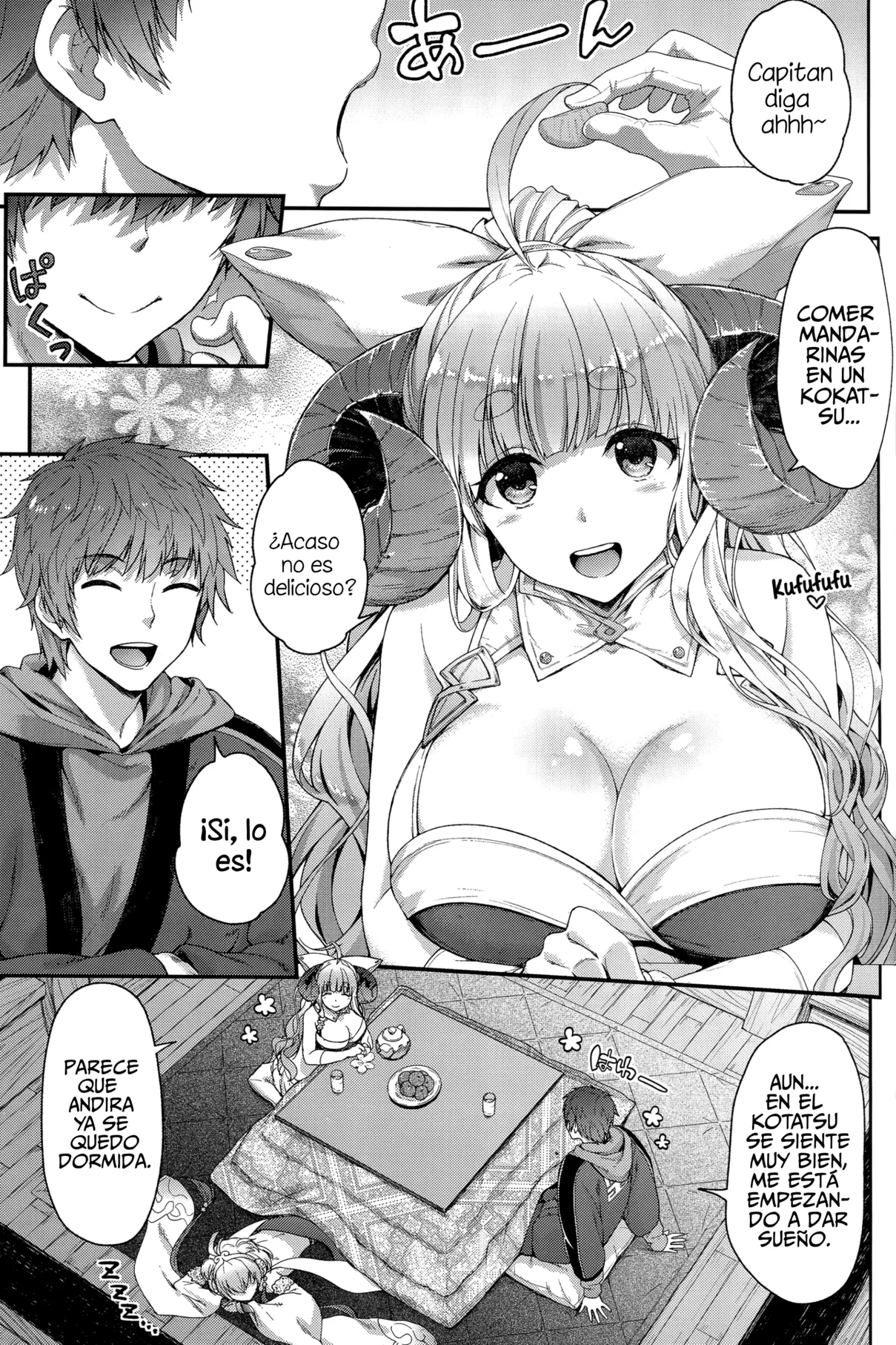 Okota de Mofumofu - Fluffing in the Kotatsu page 4 full