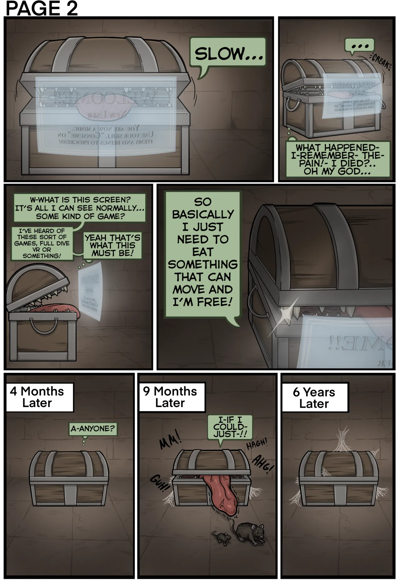 Reincarnated as a Mimic! page 2 full