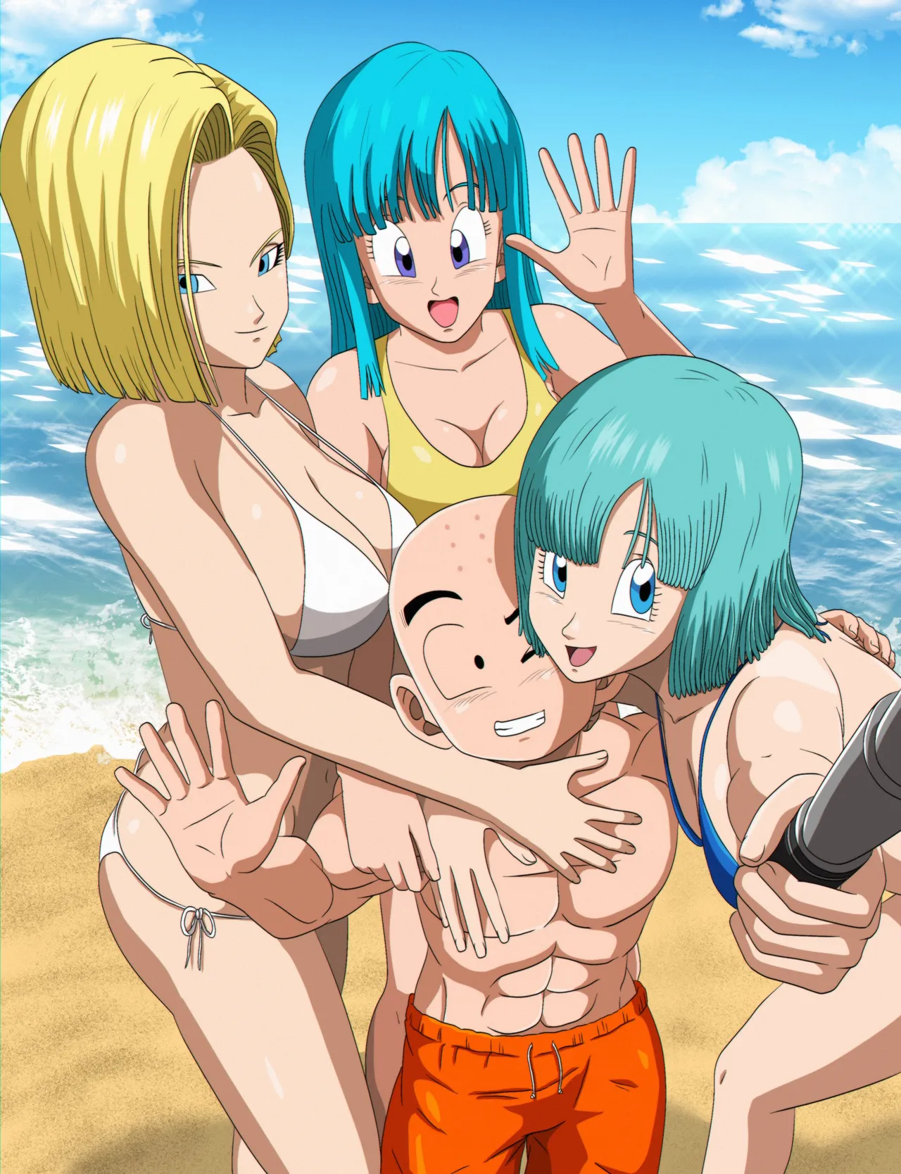 Krillin's harem page 4 full
