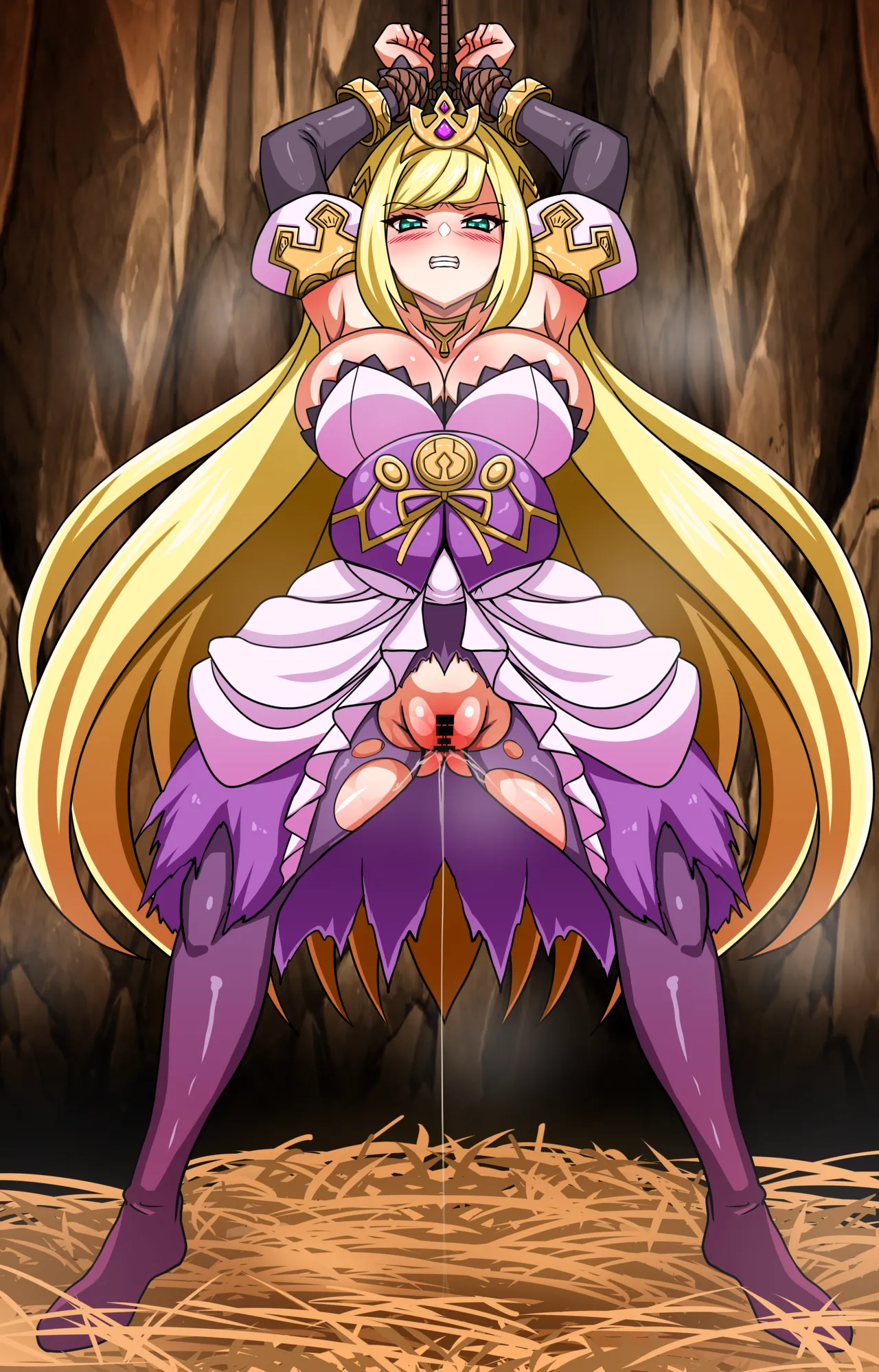 Dragalia Lost: Princess Chelle gets impregnated and give birth to a goblin page 6 full