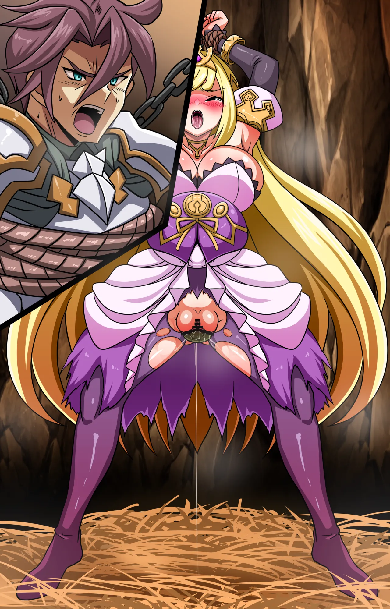 Dragalia Lost: Princess Chelle gets impregnated and give birth to a goblin page 8 full