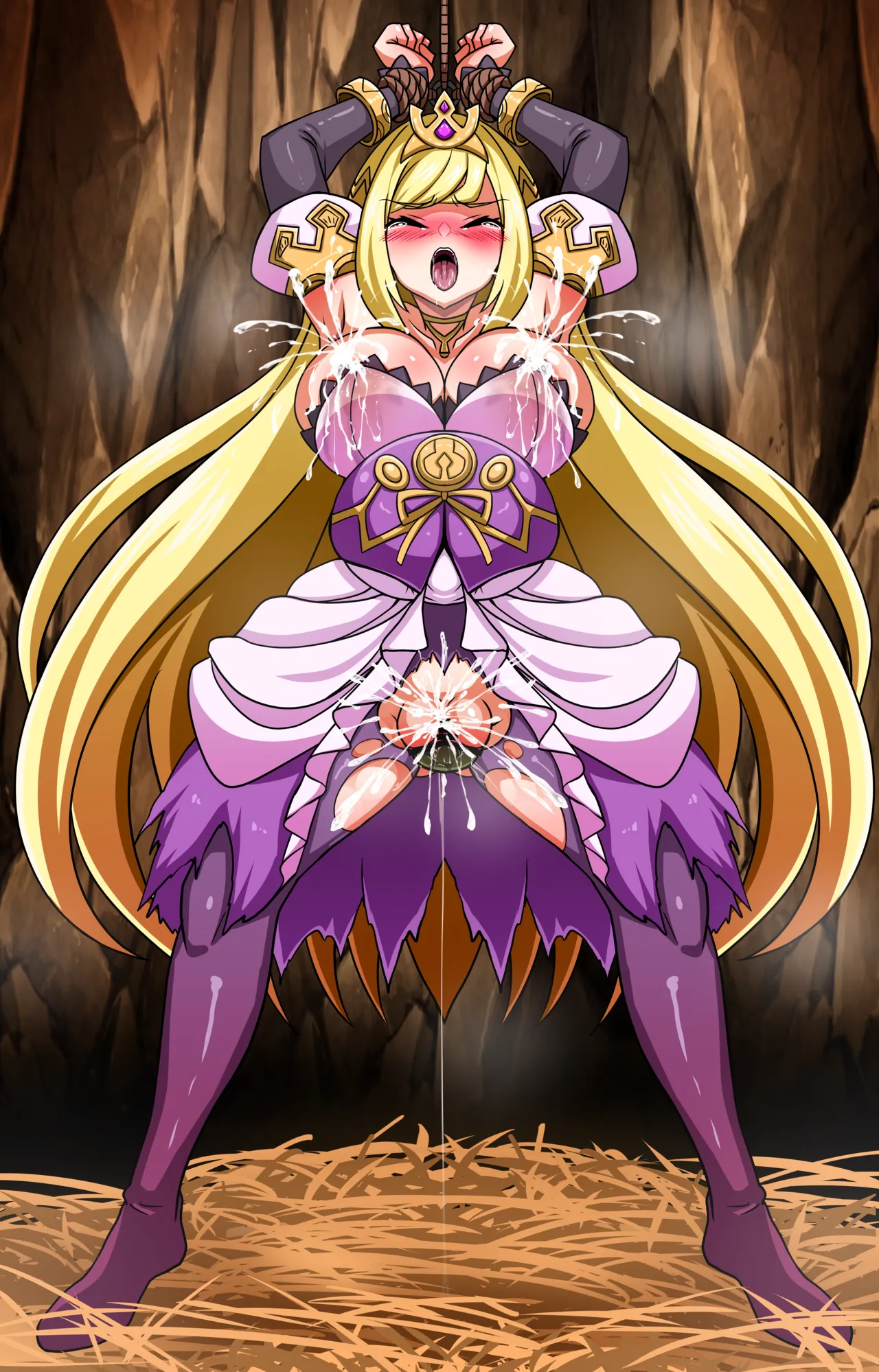 Dragalia Lost: Princess Chelle gets impregnated and give birth to a goblin page 9 full