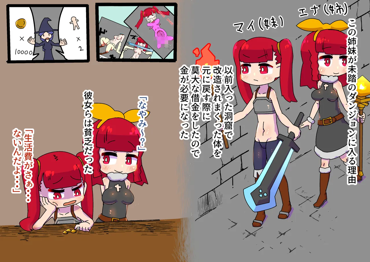 Adventuring Sisters Take on an Ero Trap Dungeon page 2 full