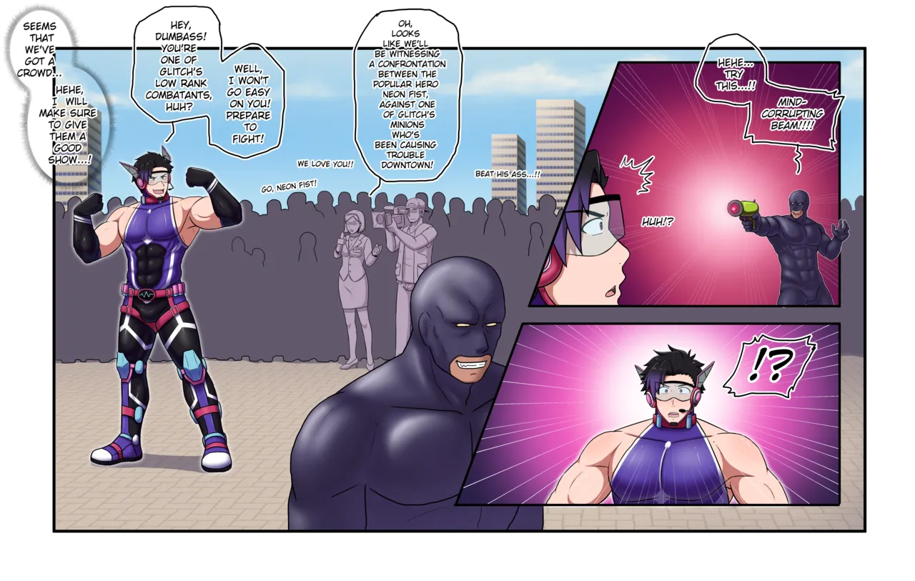 Defeat of Neon Fist ｜｜ Secret Weapon of the Combatants page 1 full