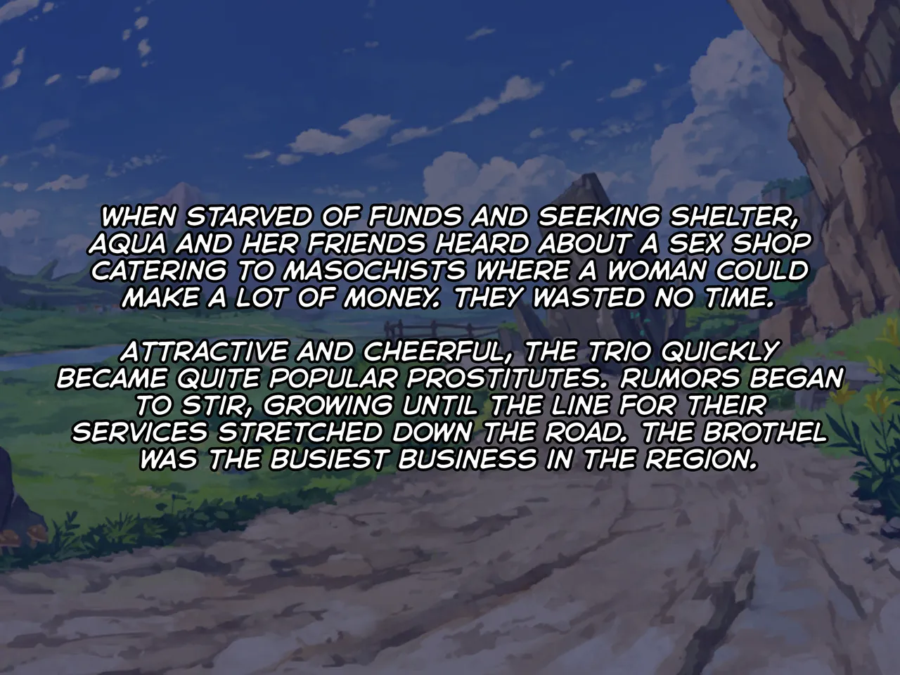 Ano Subarashii Damegami-sama-tachi ni Nuite moraou! | Being Beat Off by the Wonderful Useless Goddess and Friends! page 3 full