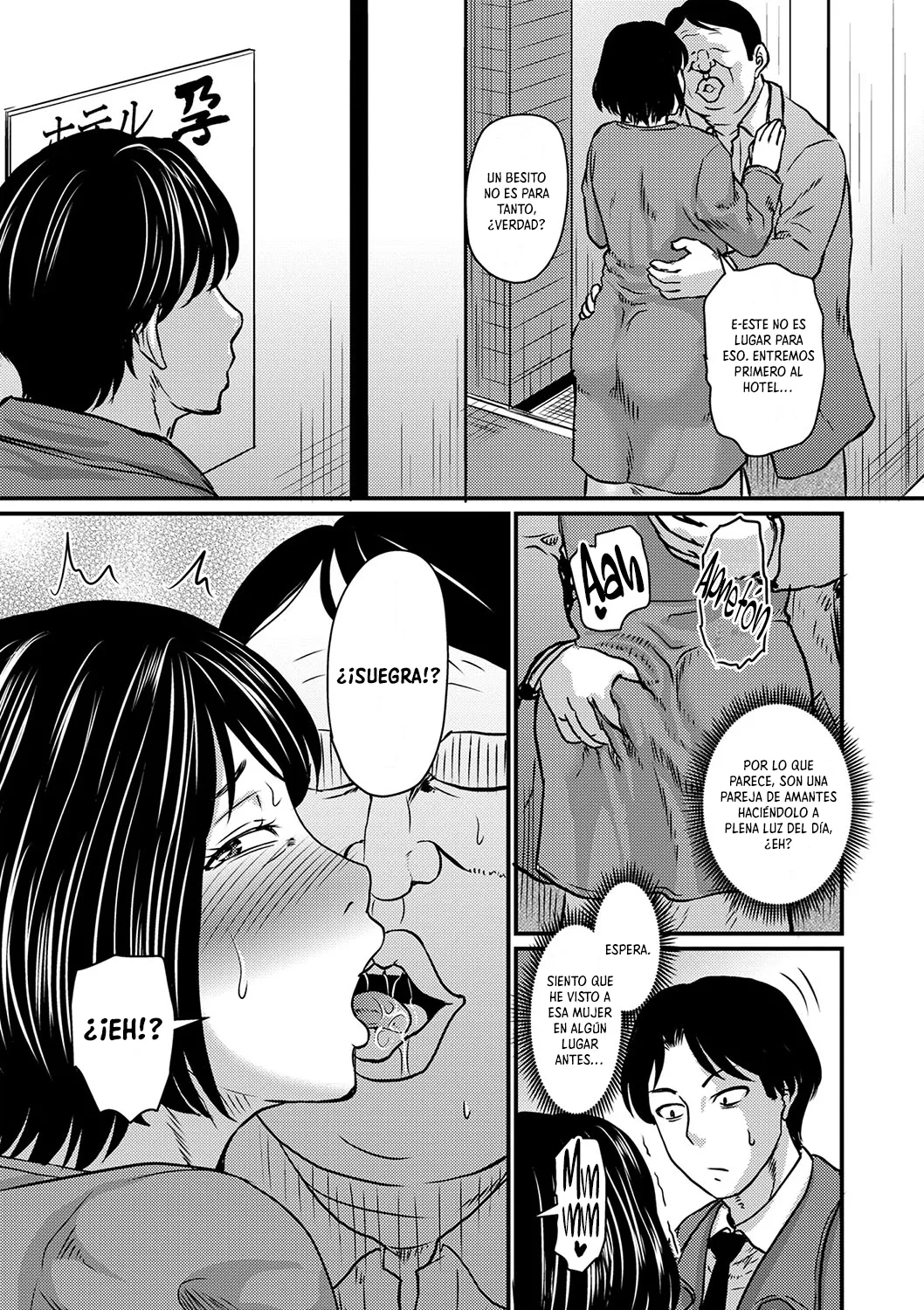 Yome Haha Ga Ekuchi Sugite Komaru Ch. 1-2 | Mi Suegra es Demasiado Sexy y es un Problema Cap. 1-2 page 5 full