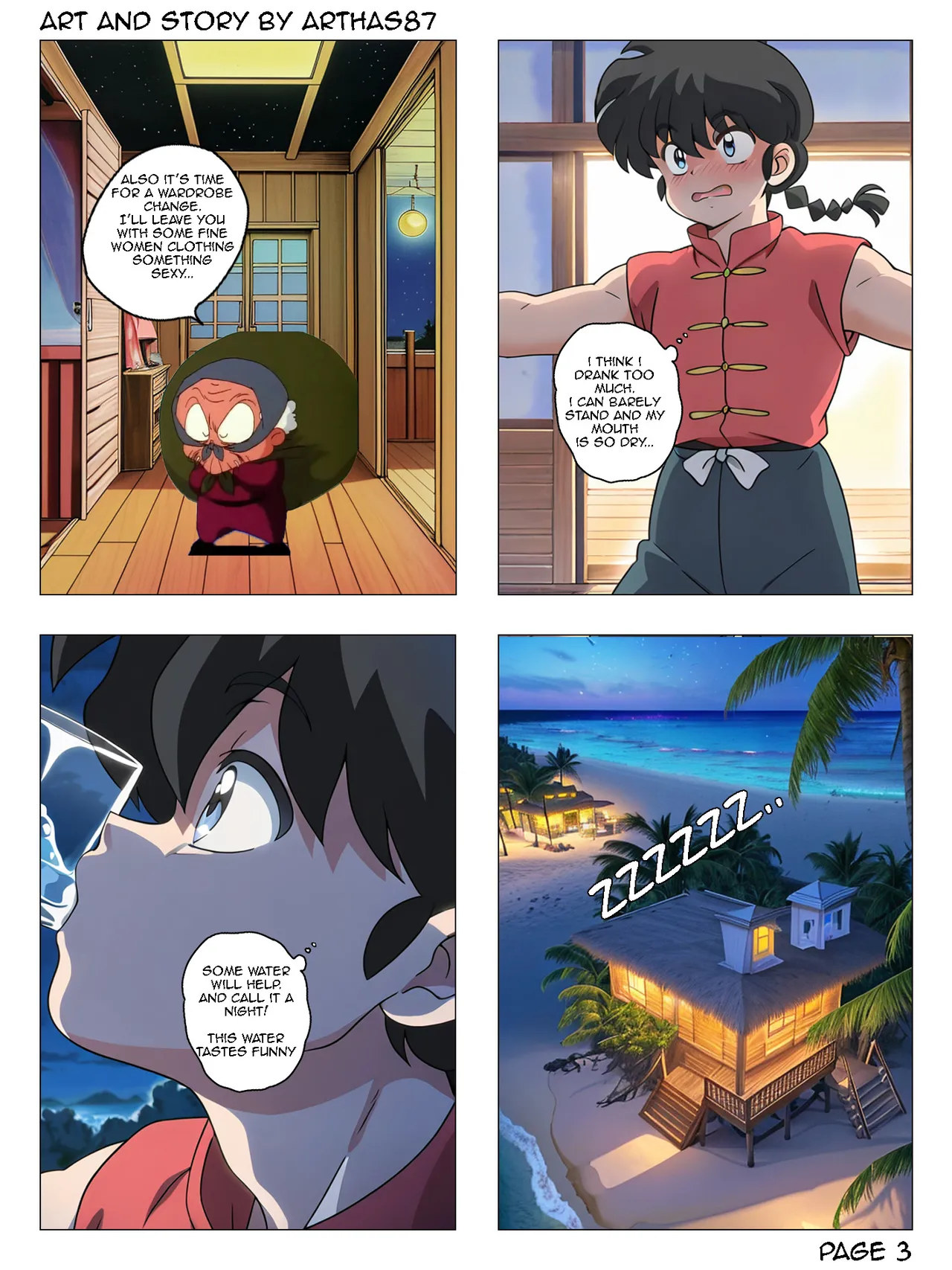 Ranma - Vacation Fun page 4 full