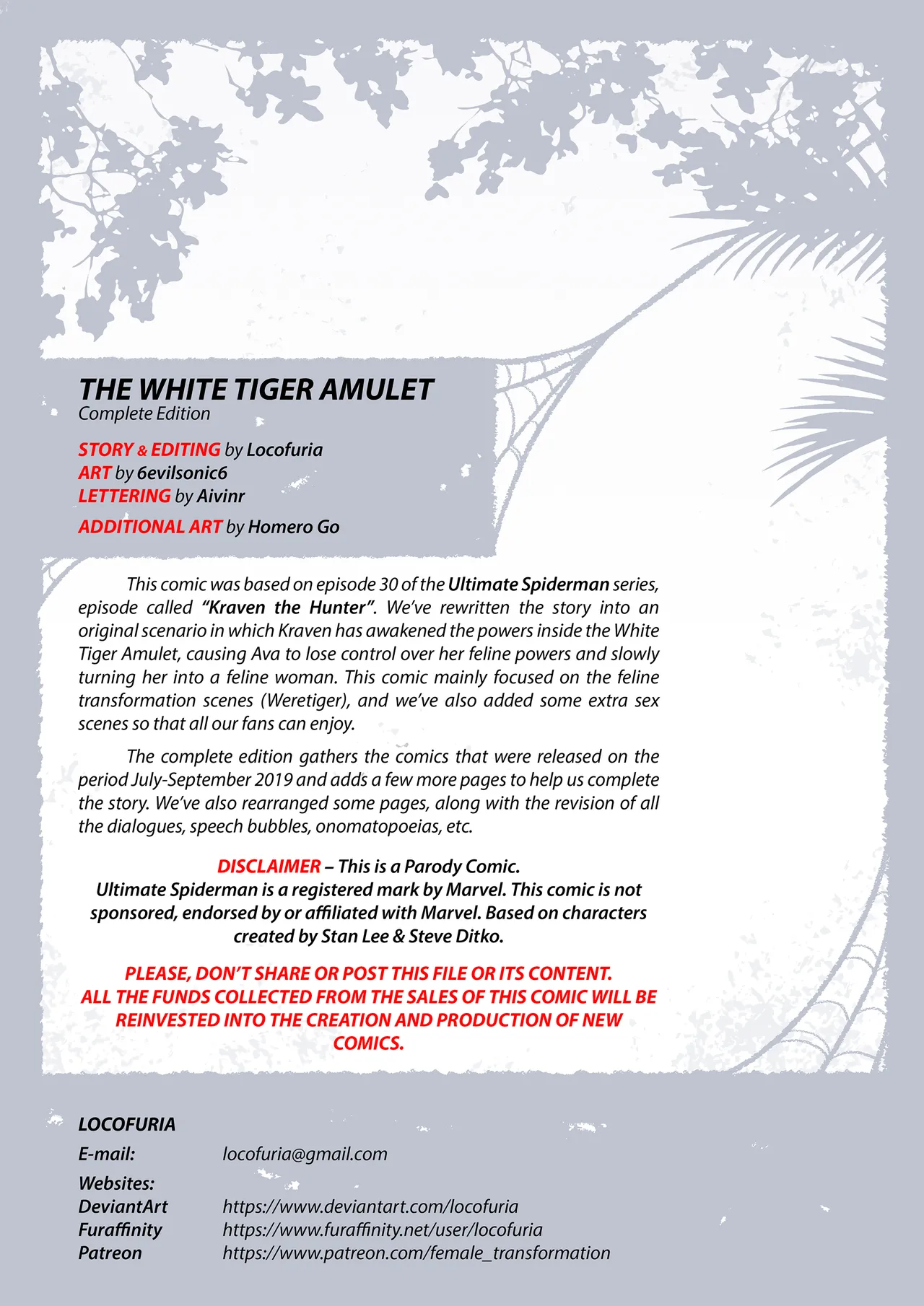 The White Tiger Amulet Complete Edition page 2 full