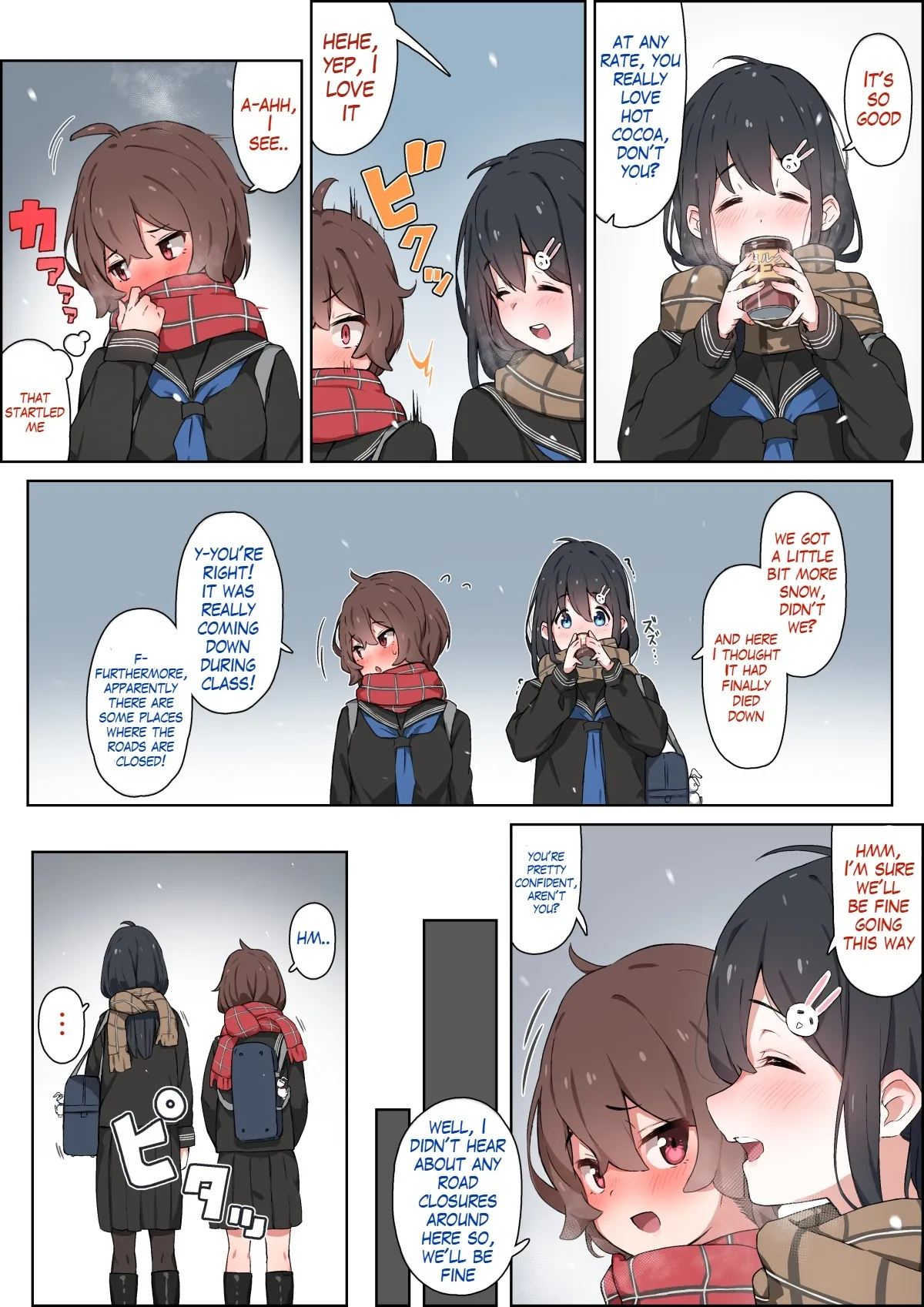 Walking back home in the winter with my childhood friend page 3 full