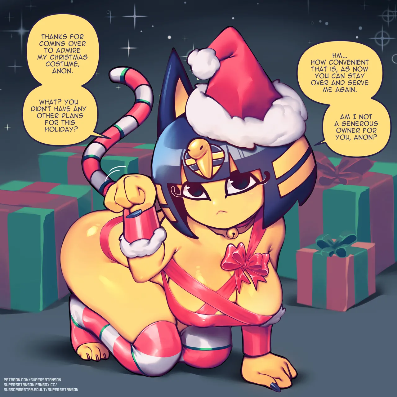 Ankha for Christmas page 1 full