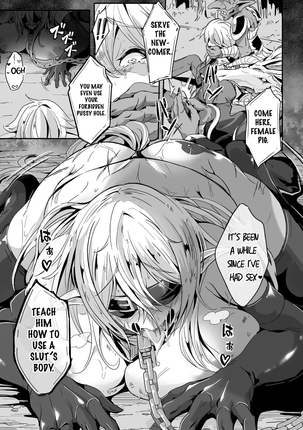 Kooni no Kuni no Mesu Elf Ch. 3 | Female Elves of the Goblin Country Ch. 3 page 5 full