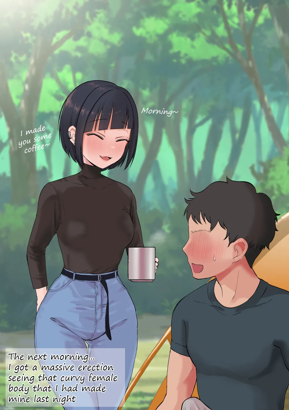 A story of a male and female solo camper who become partners in a single night page 3 full