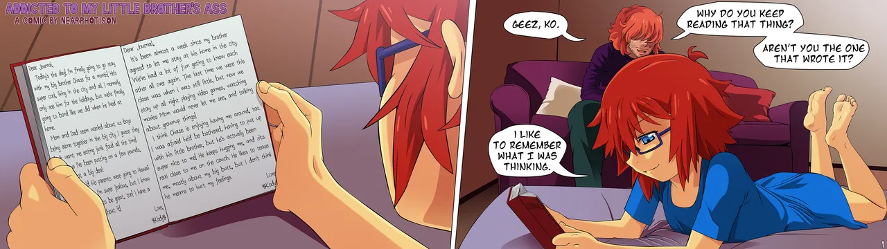 Addicted to My Little Brother's Ass page 1 full