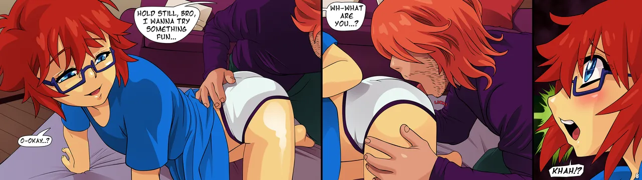 Addicted to My Little Brother's Ass page 8 full